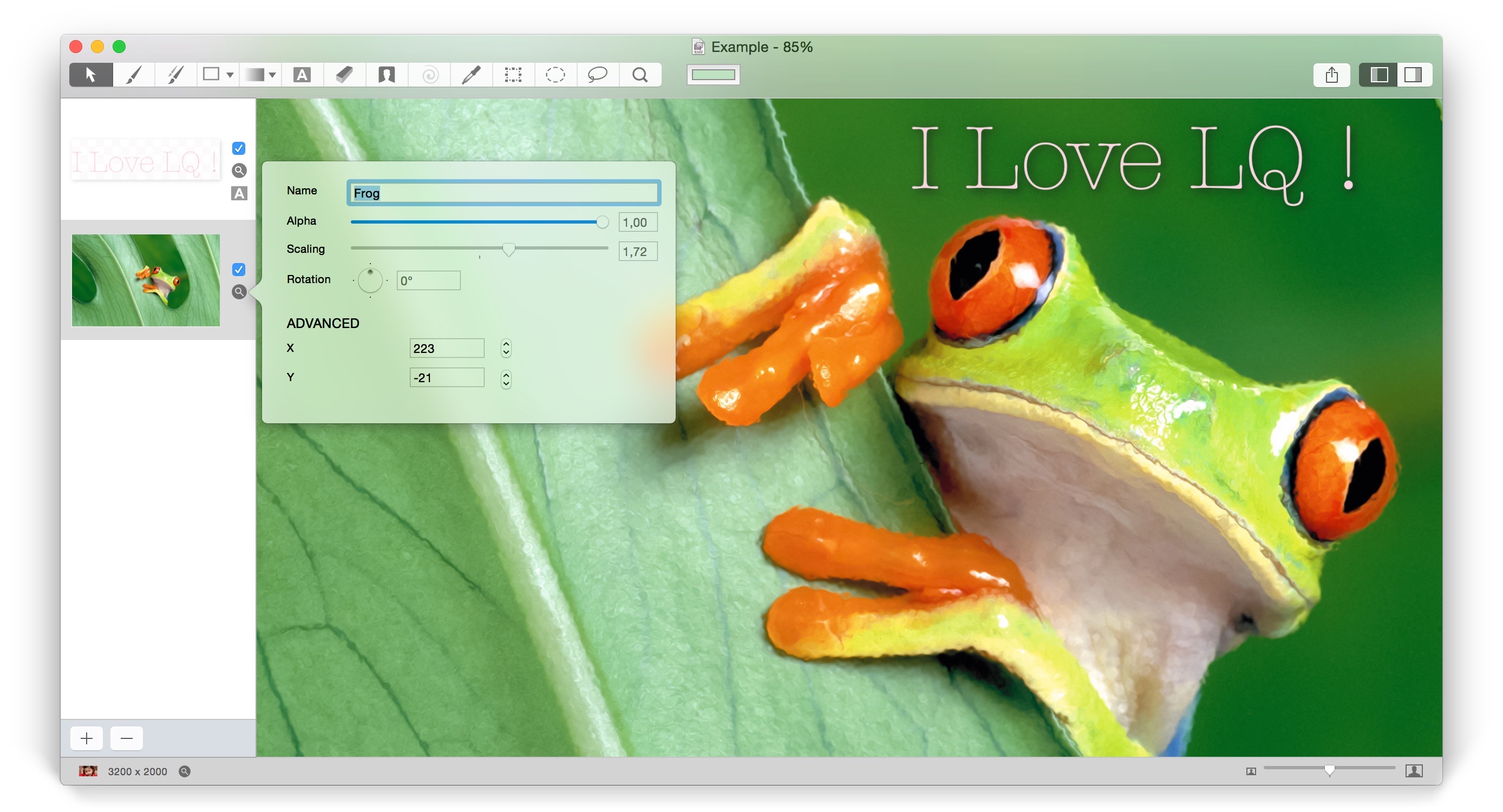 LiveQuartz Interface